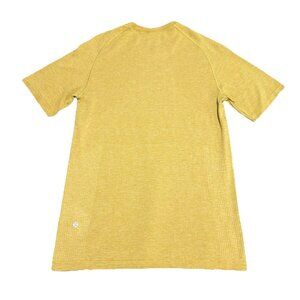 LULULEMON METAL VENT SHORT SLEEVE SHIRT SMALL LIKE NEW YELLOW